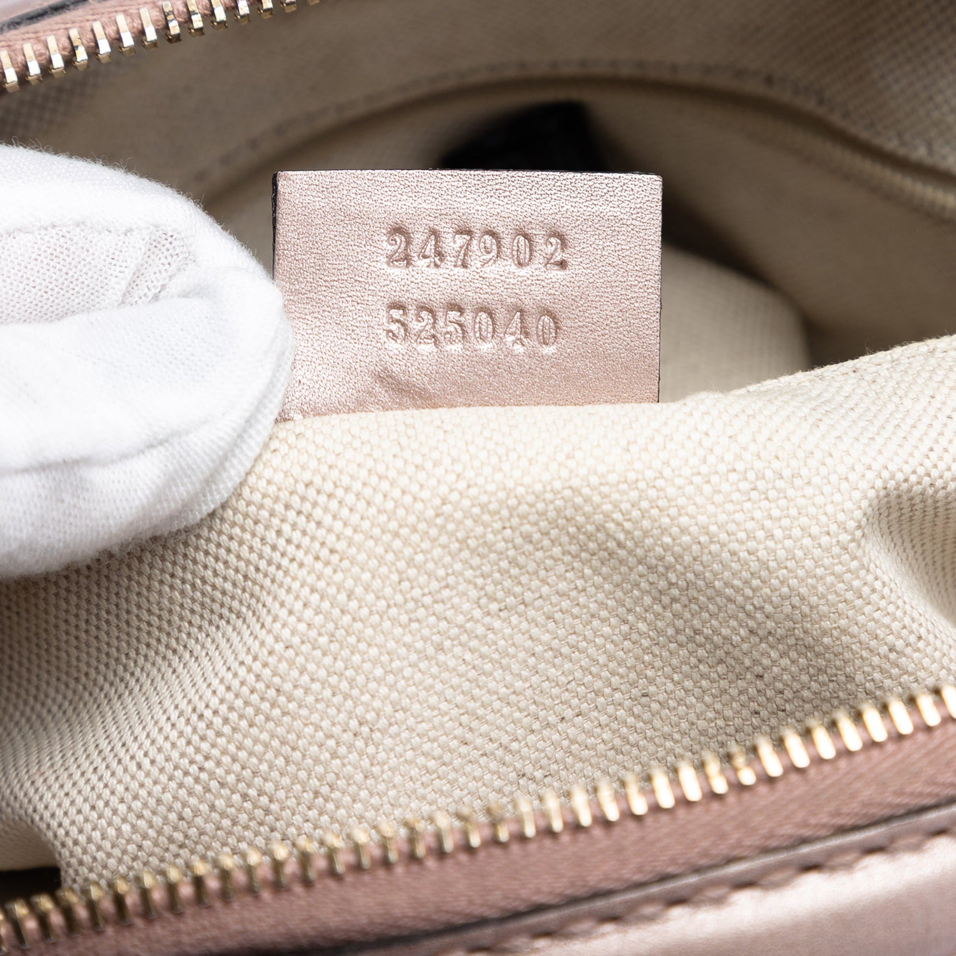Metallic Microguccissima Sukey Satchel