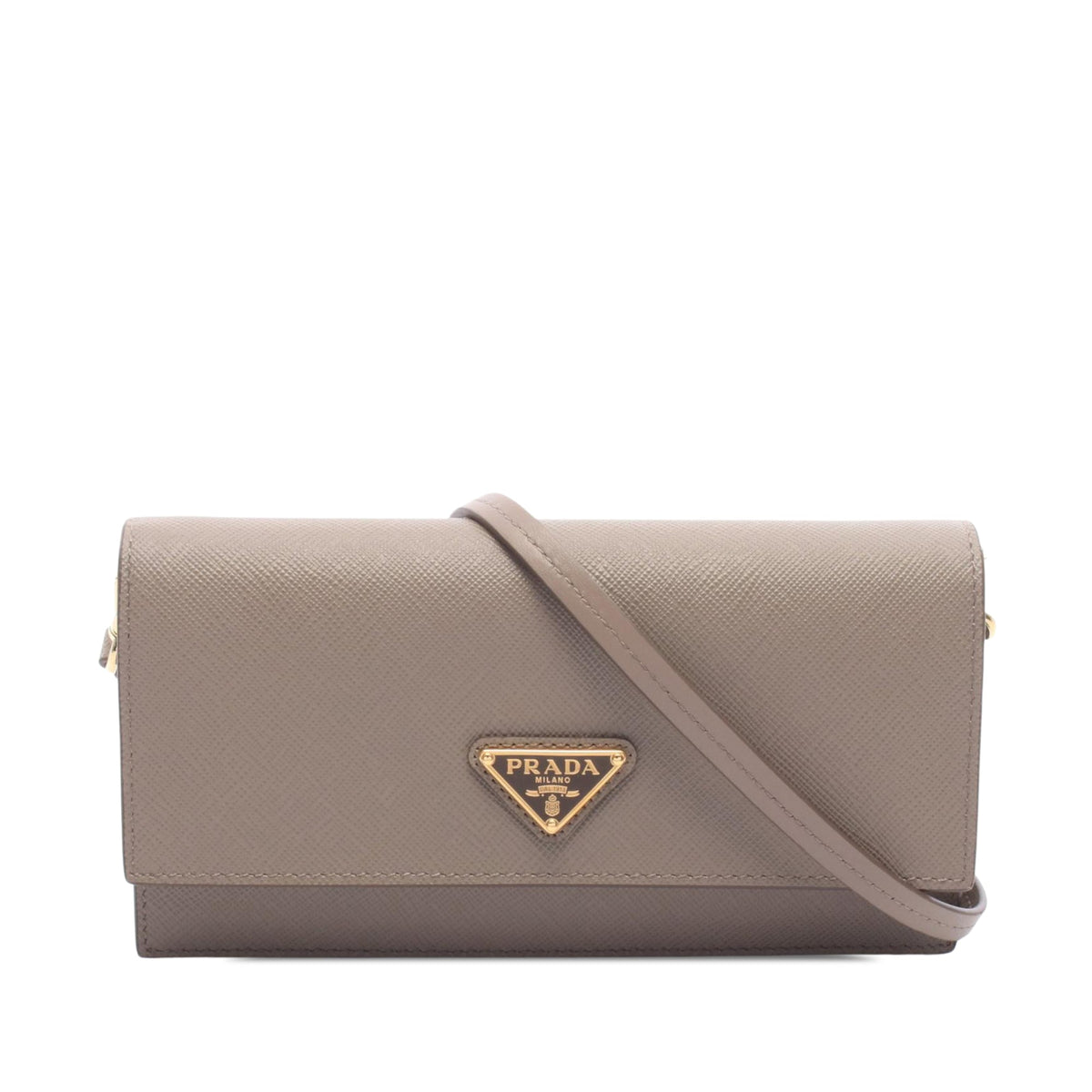 Prada Saffiano Wallet on Strap