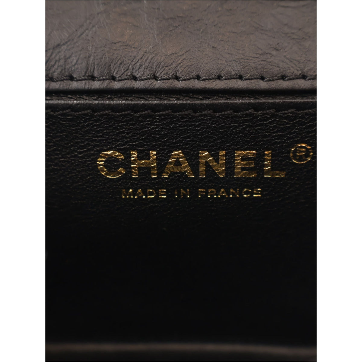Chanel Quilted Aged Calfskin Reissue 2.55 Flap Belt Bag — Black