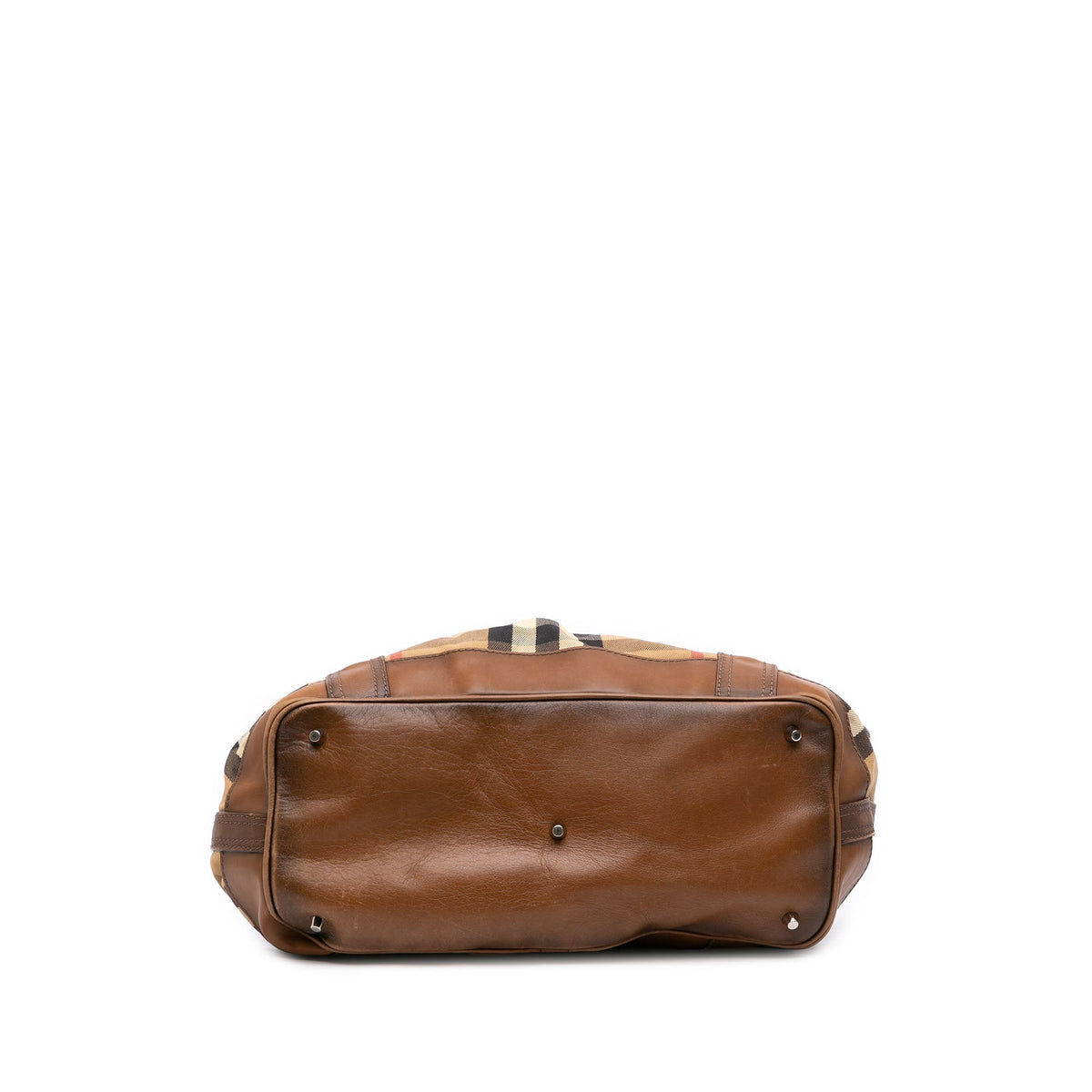 Burberry House Check Canvas Beaton Shoulder Bag