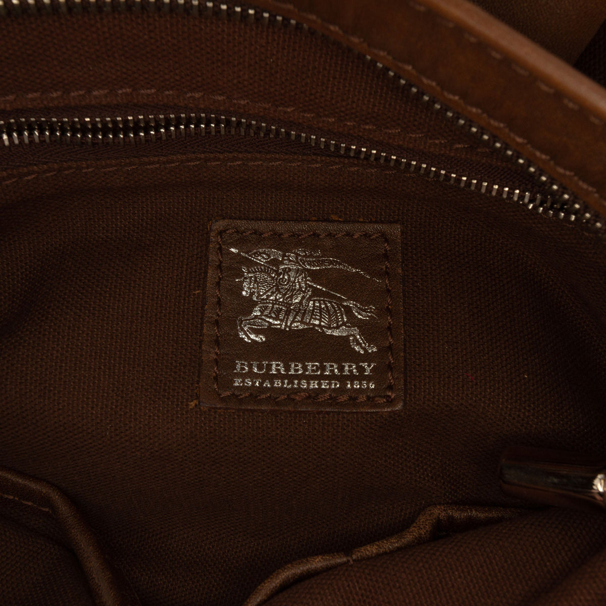 Burberry House Check Canvas Beaton Shoulder Bag
