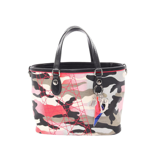 Dior Anselm Reyle Mini Canvas Camouflage Shopping Tote