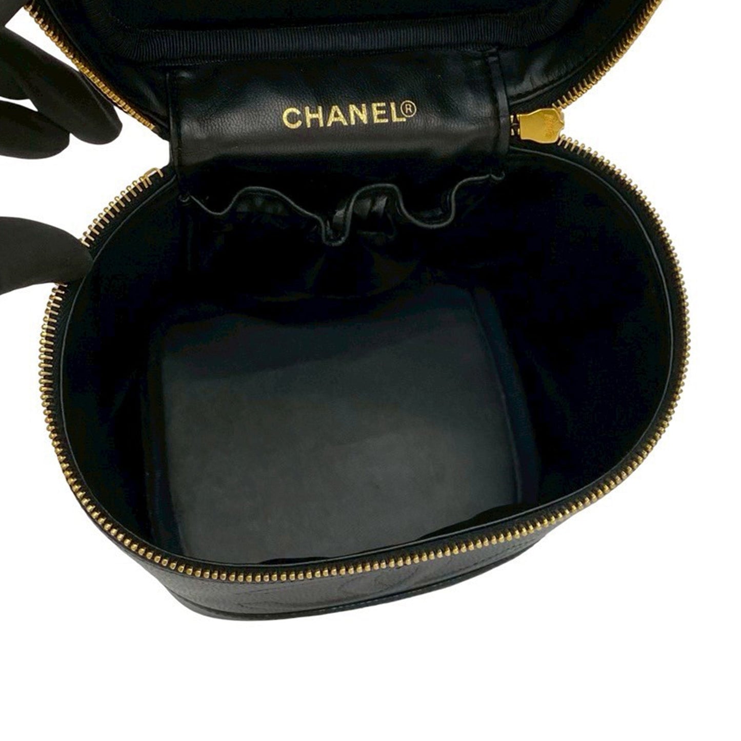 Chanel CC Caviar Vanity Case