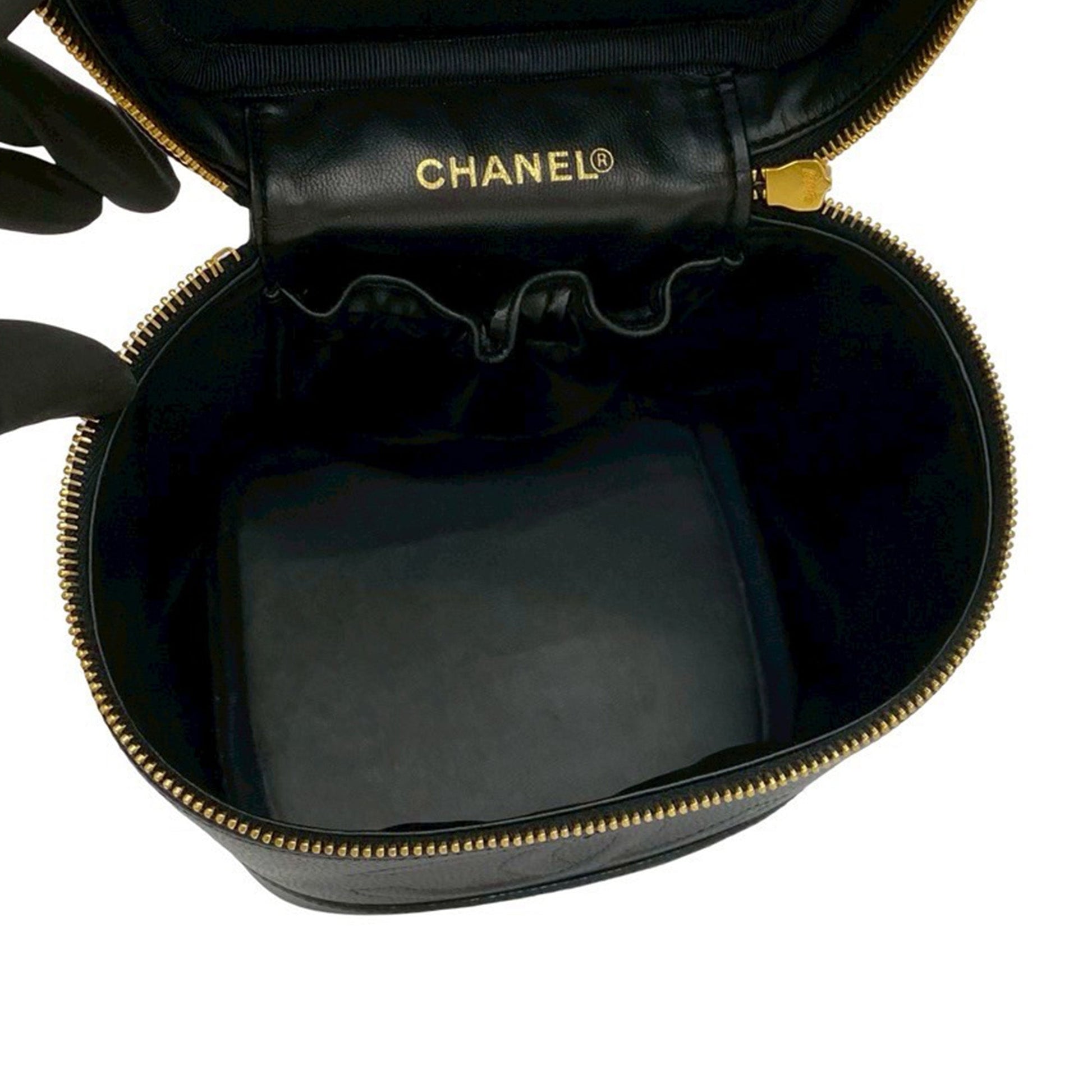 Chanel CC Caviar Vanity Case