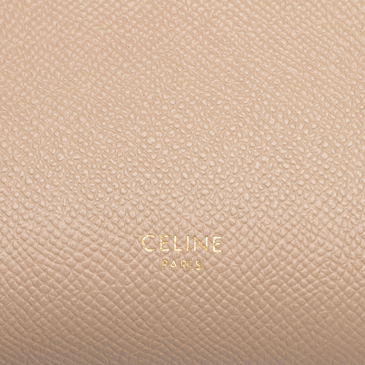 Celine Nano Grained Calfskin Belt Bag — Beige
