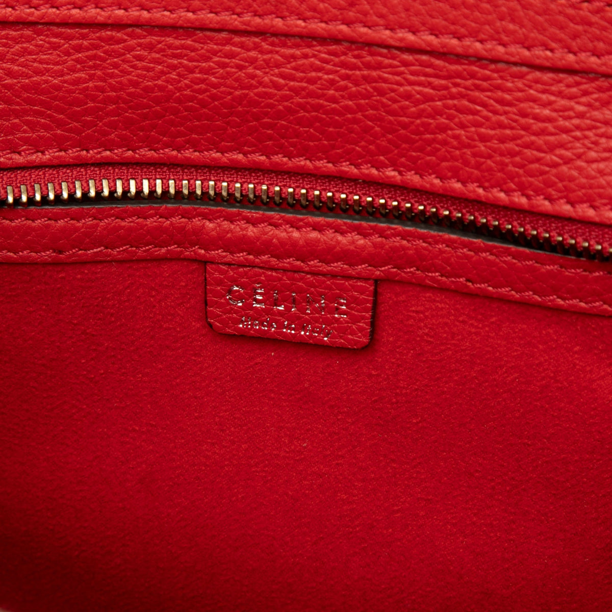Celine Nano Leather Luggage Tote