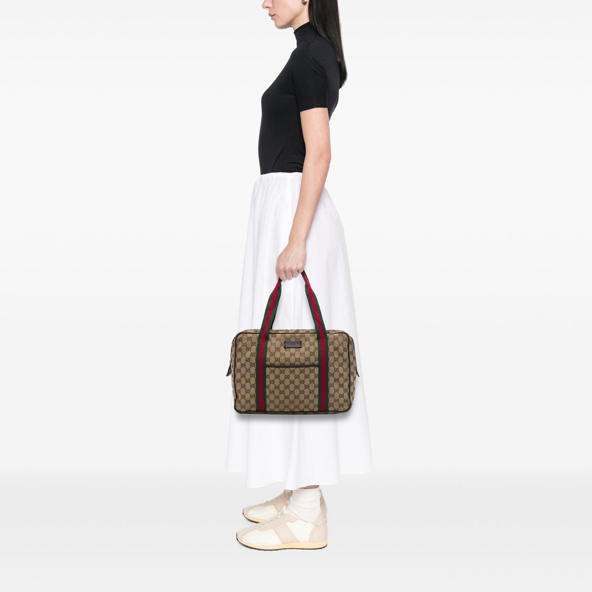 Gucci GG Canvas Web Business Bag