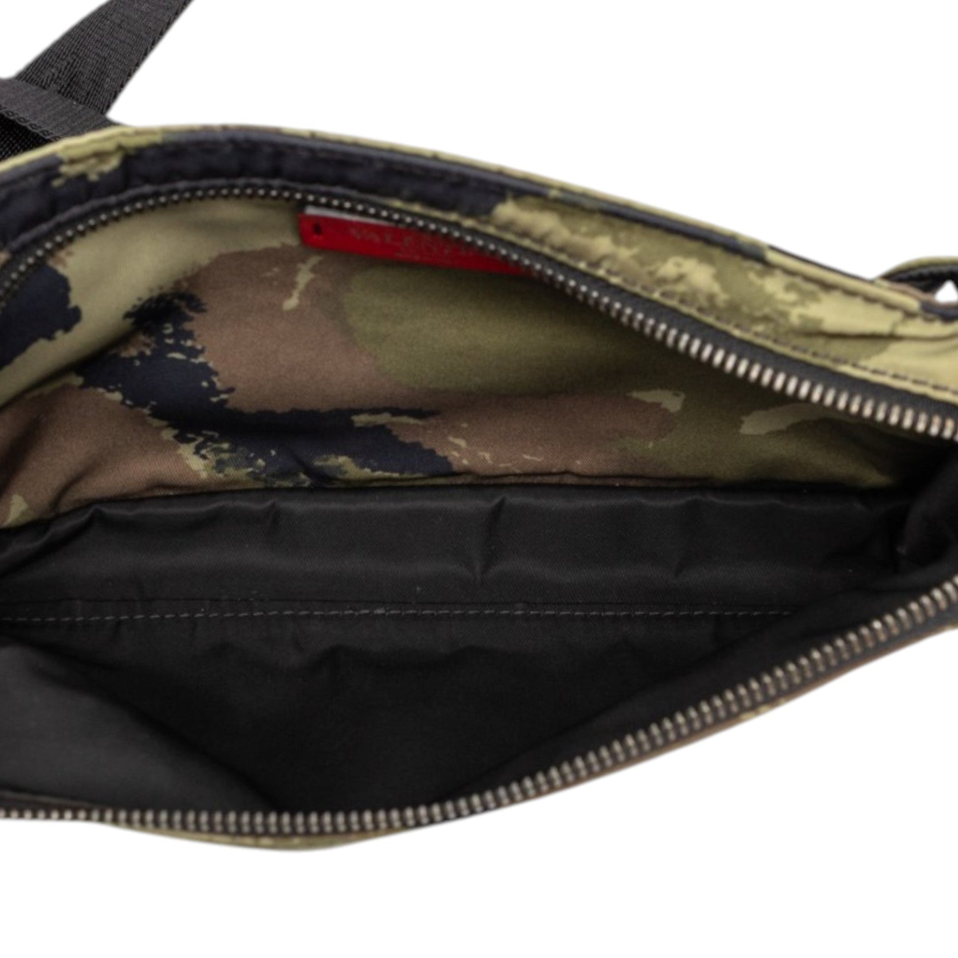 Valentino Nylon Rockstud Camouflage Belt Bag
