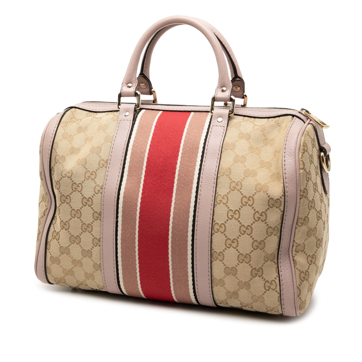 Gucci Medium GG Canvas Web Joy Boston Bag