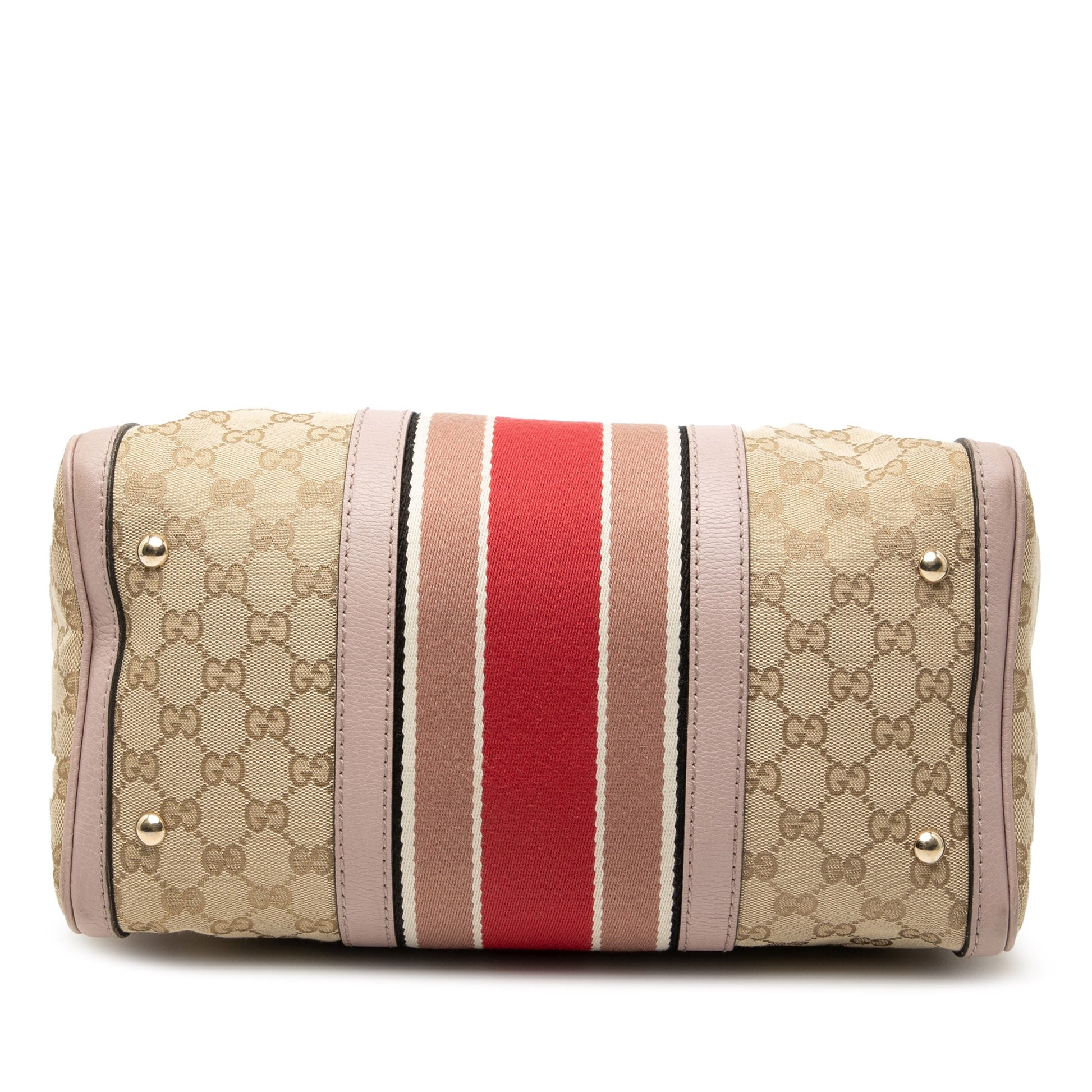 Gucci Medium GG Canvas Web Joy Boston Bag