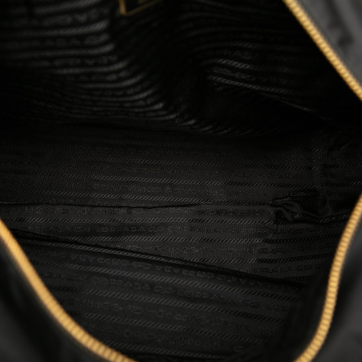 Prada Saffiano Trimmed Tessuto Satchel