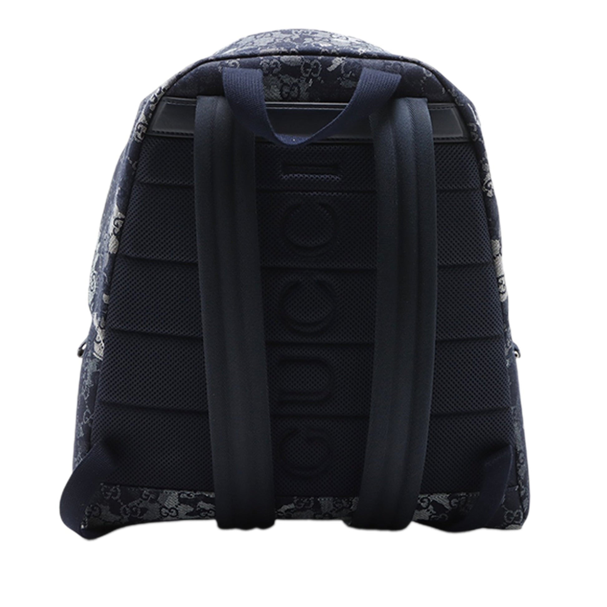 Gucci GG Denim Front Zip Camouflage Backpack