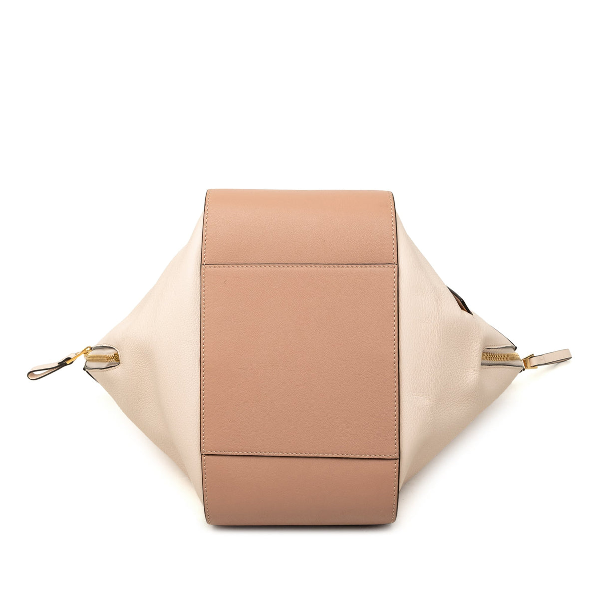 LOEWE Small Bicolor Leather Hammock Satchel