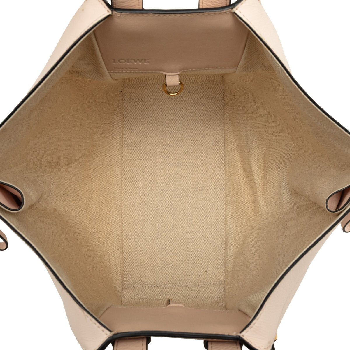 LOEWE Small Bicolor Leather Hammock Satchel