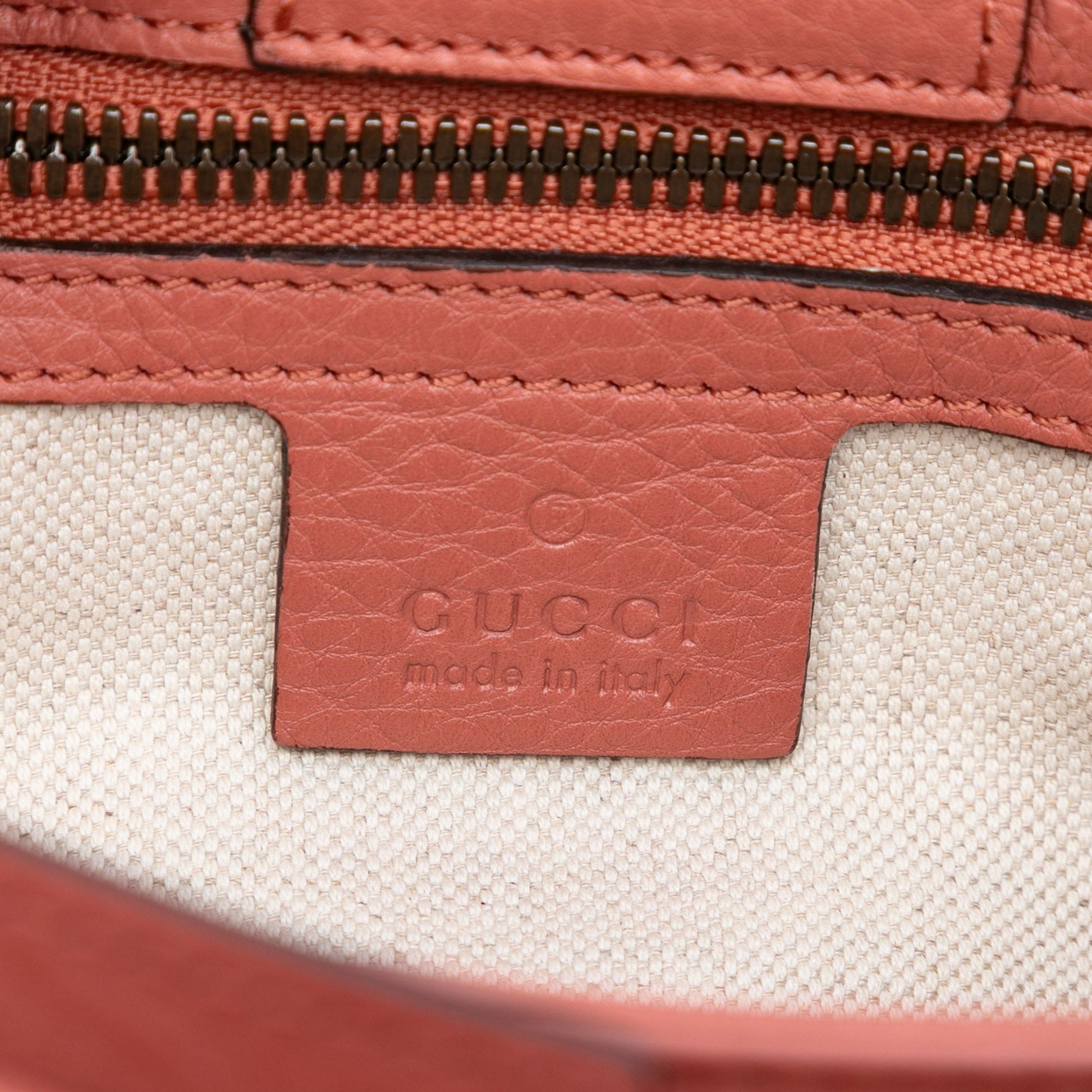Small Calfskin Bamboo Shopper Satchel