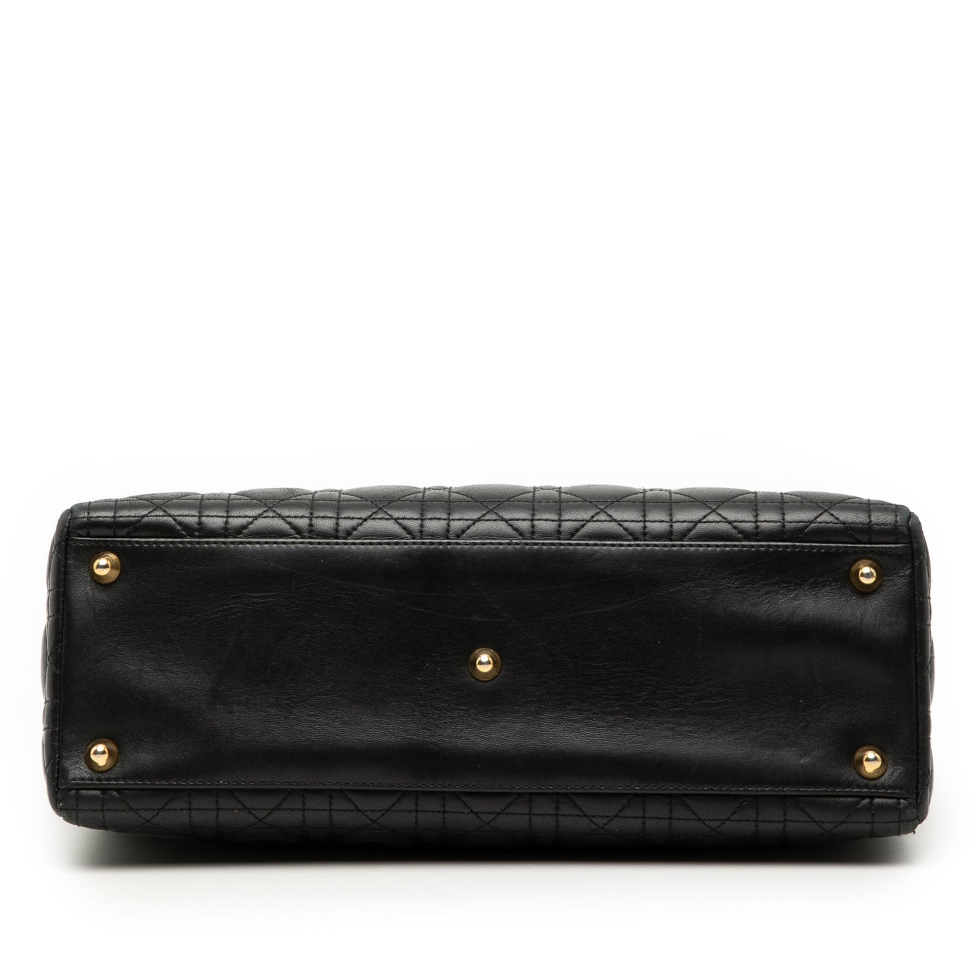 Large Lambskin Cannage Lady Dior