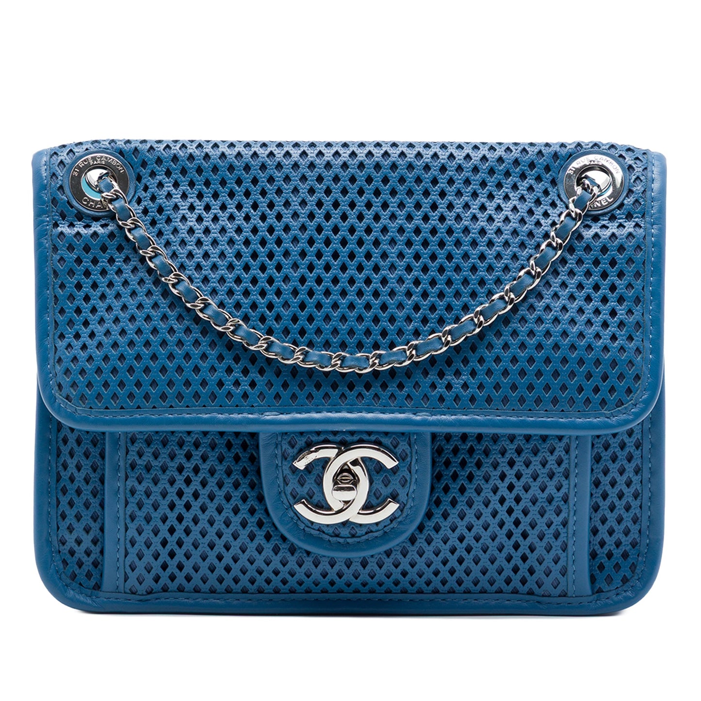 Chanel Small Perforated Calfskin Up In The Air Flap
