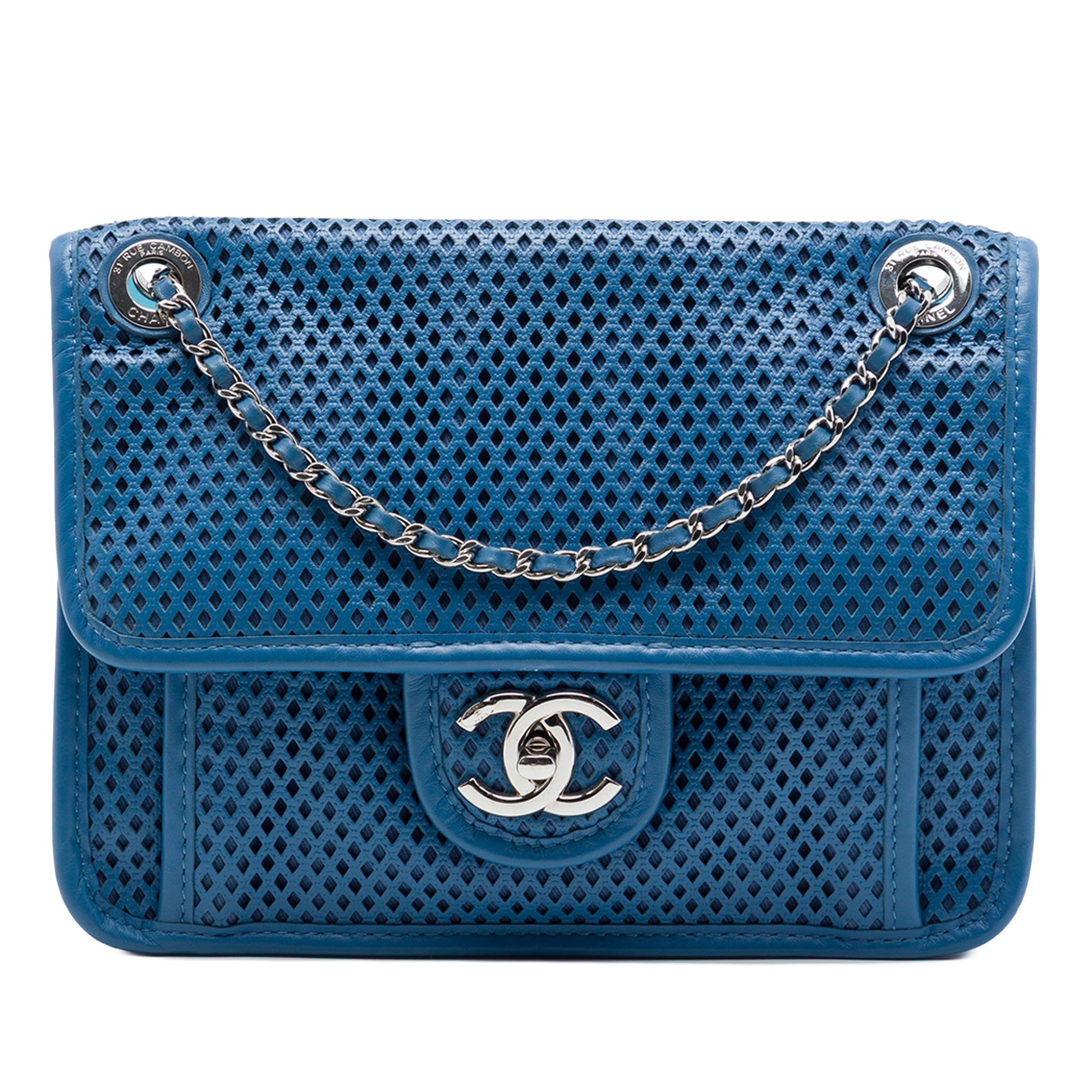 Chanel Small Perforated Calfskin Up In The Air Flap