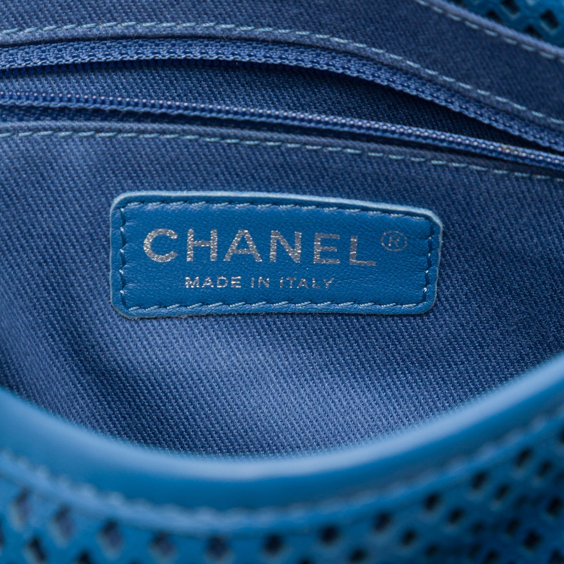 Chanel Small Perforated Calfskin Up In The Air Flap