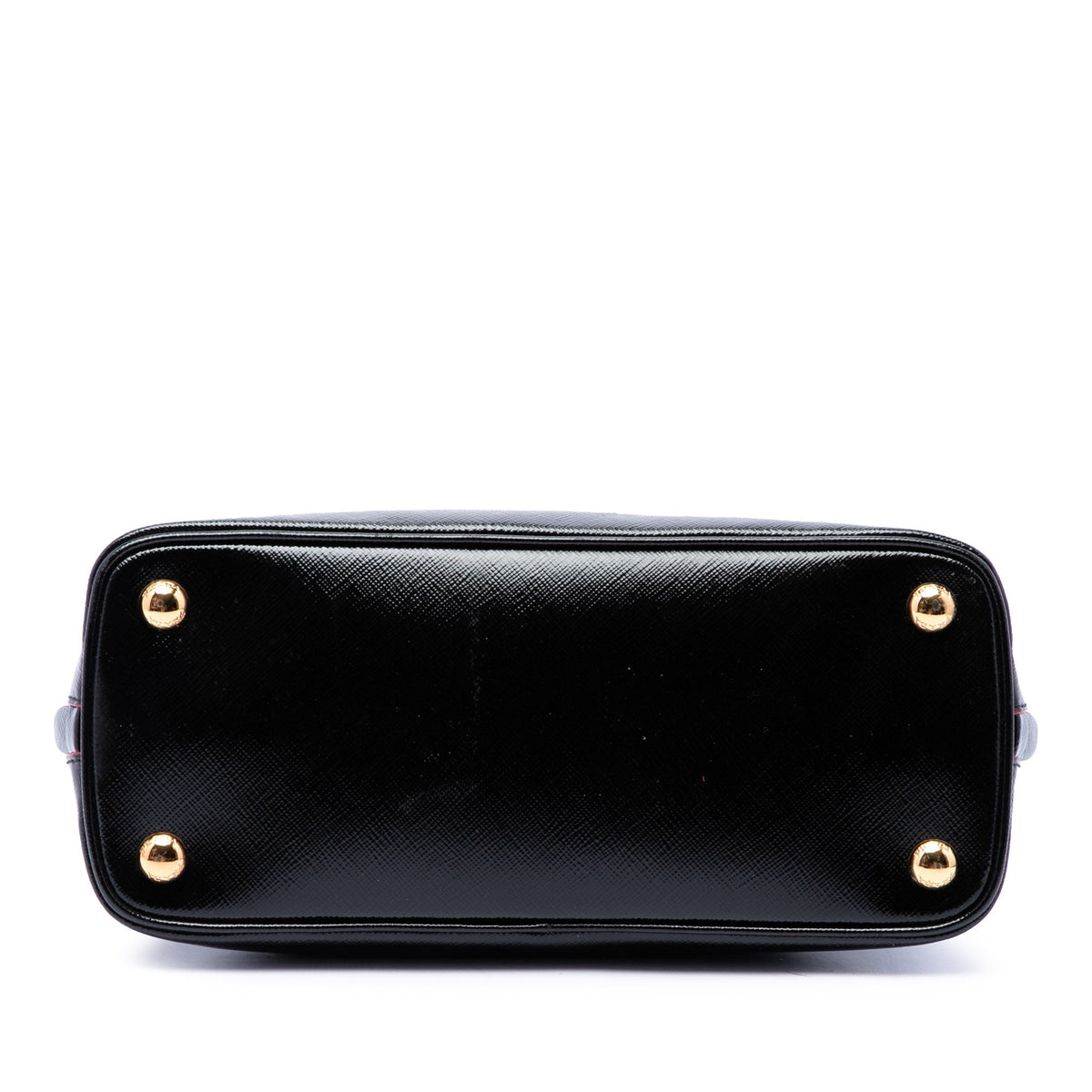 Prada Small Saffiano Vernice Promenade Satchel