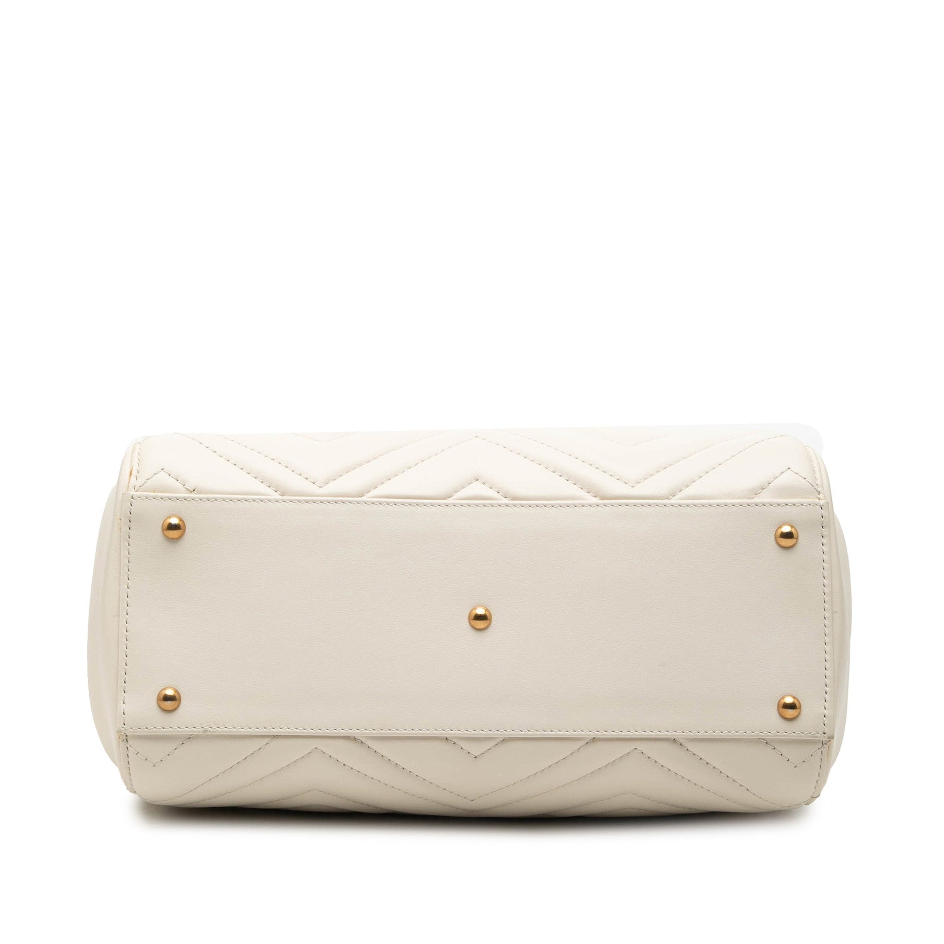 Gucci Small GG Marmont Matelasse Calfskin Satchel