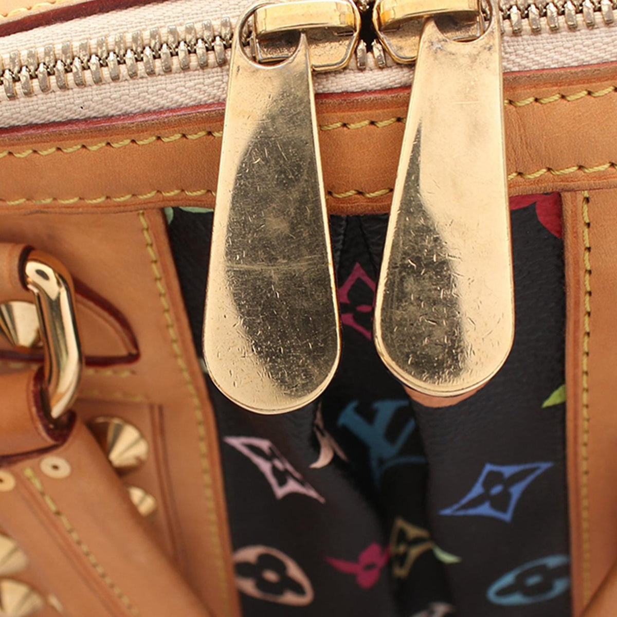 Louis Vuitton Monogram Multicolore Courtney MM — Black