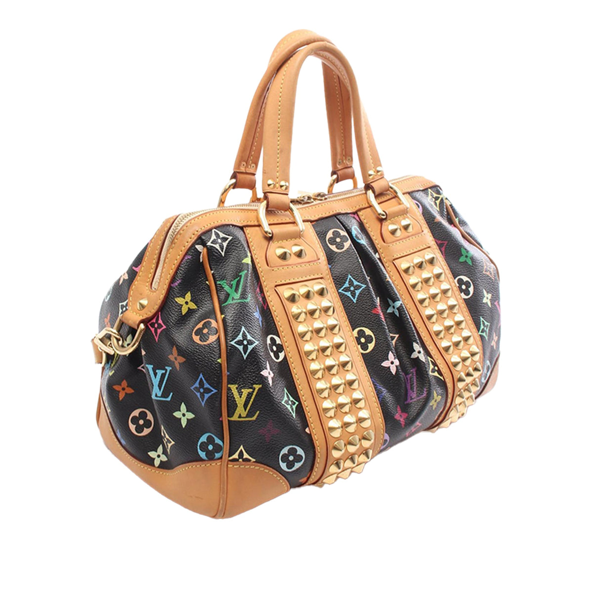 Louis Vuitton Monogram Multicolore Courtney MM — Black