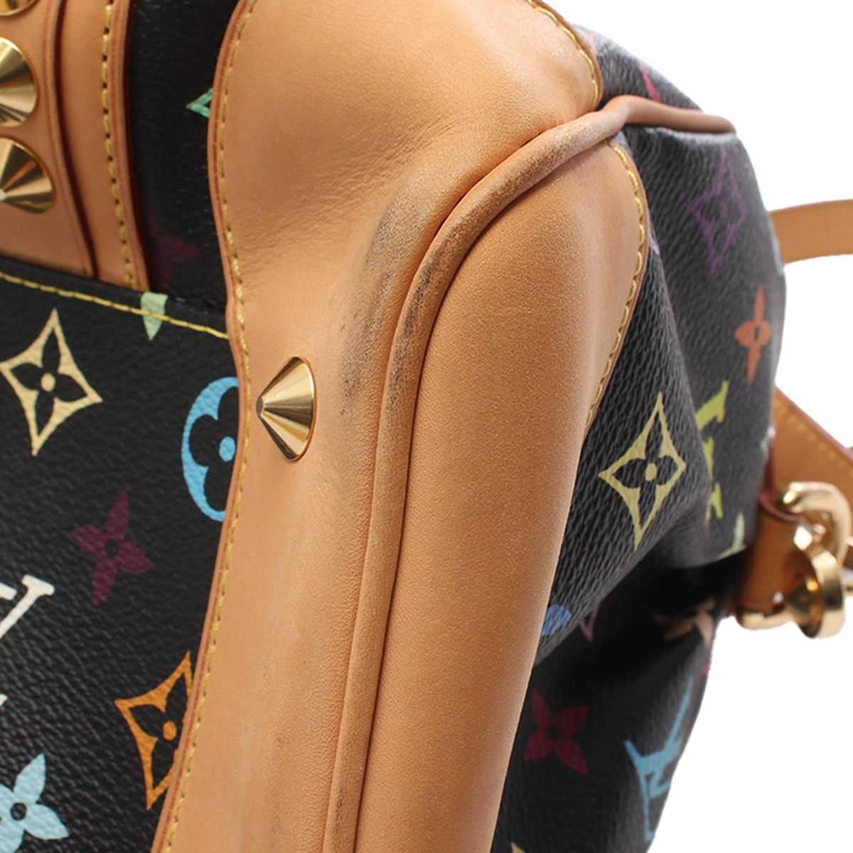 Louis Vuitton Monogram Multicolore Courtney MM — Black