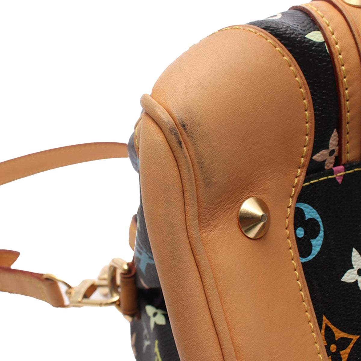 Louis Vuitton Monogram Multicolore Courtney MM — Black