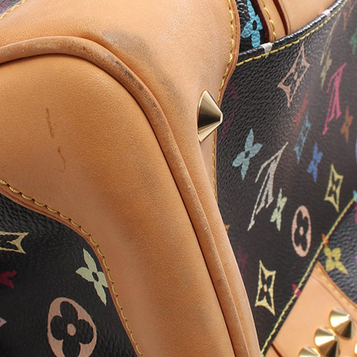 Louis Vuitton Monogram Multicolore Courtney MM — Black