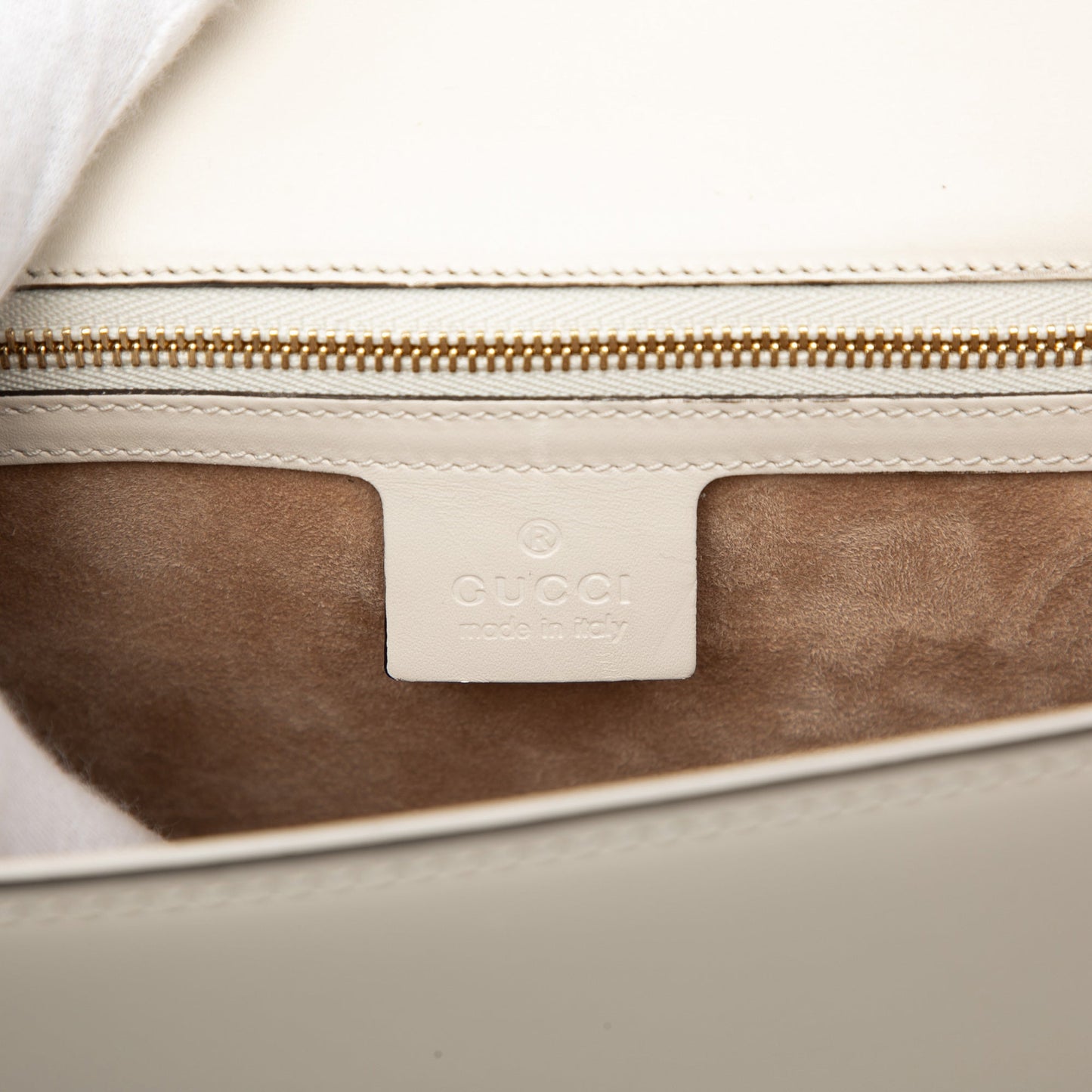 Small Leather Sylvie Web Satchel