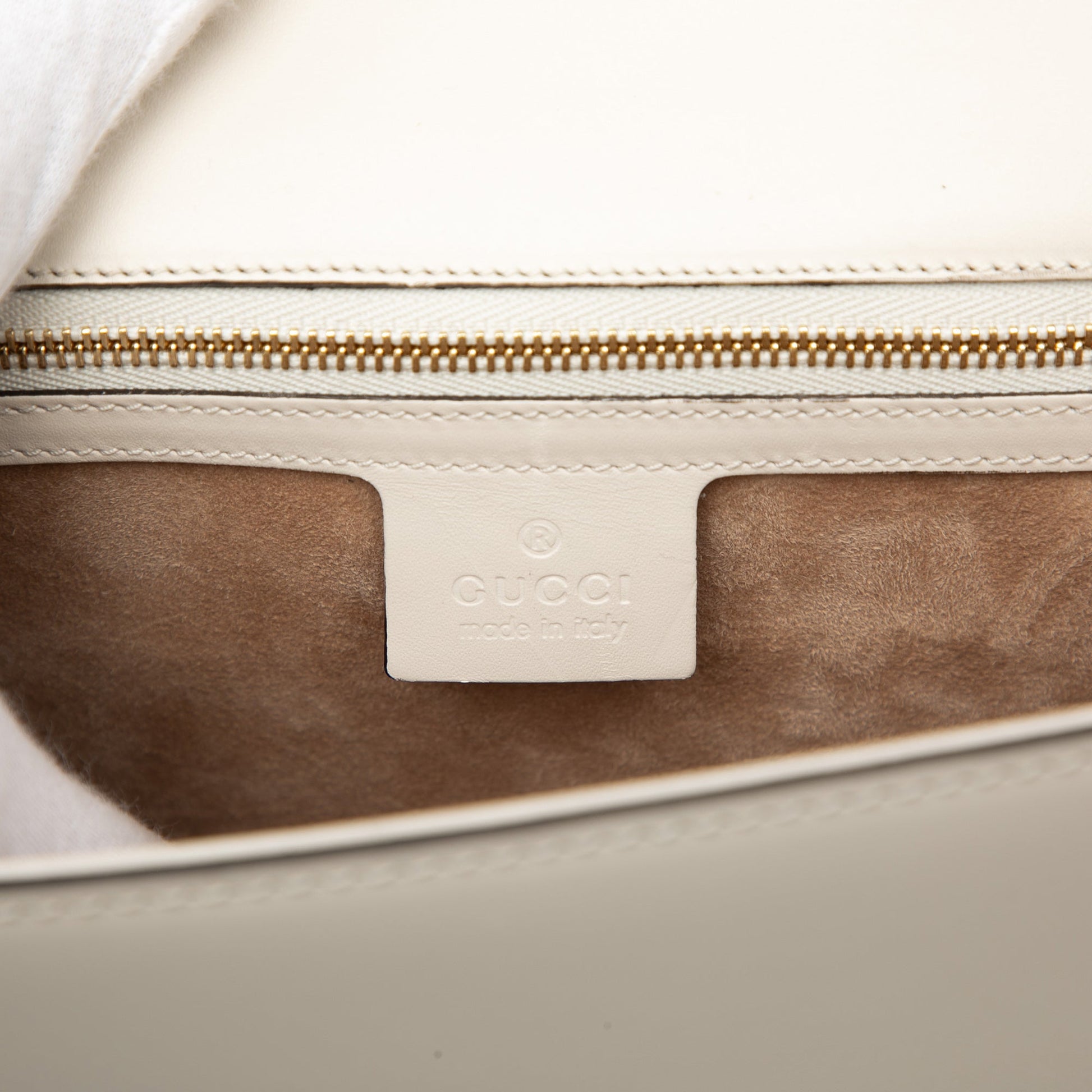 Small Leather Sylvie Web Satchel