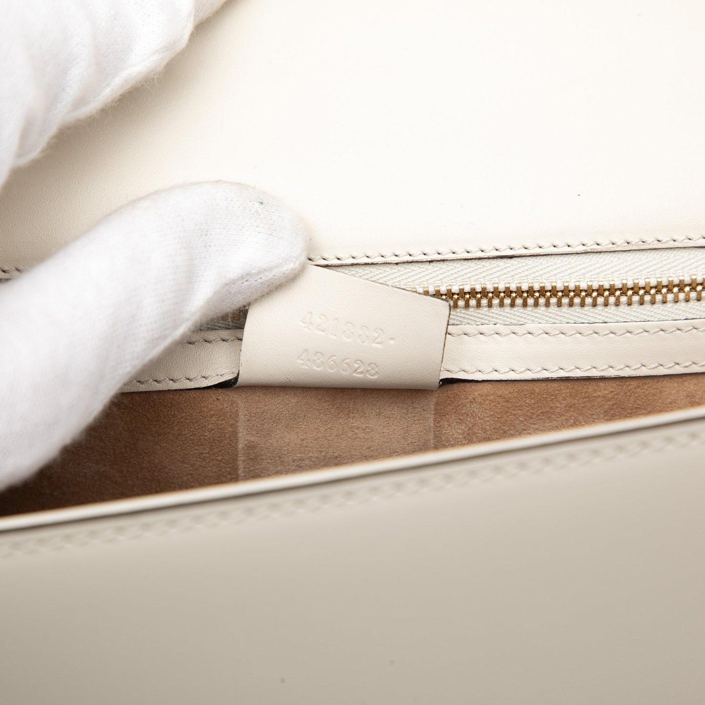 Small Leather Sylvie Web Satchel