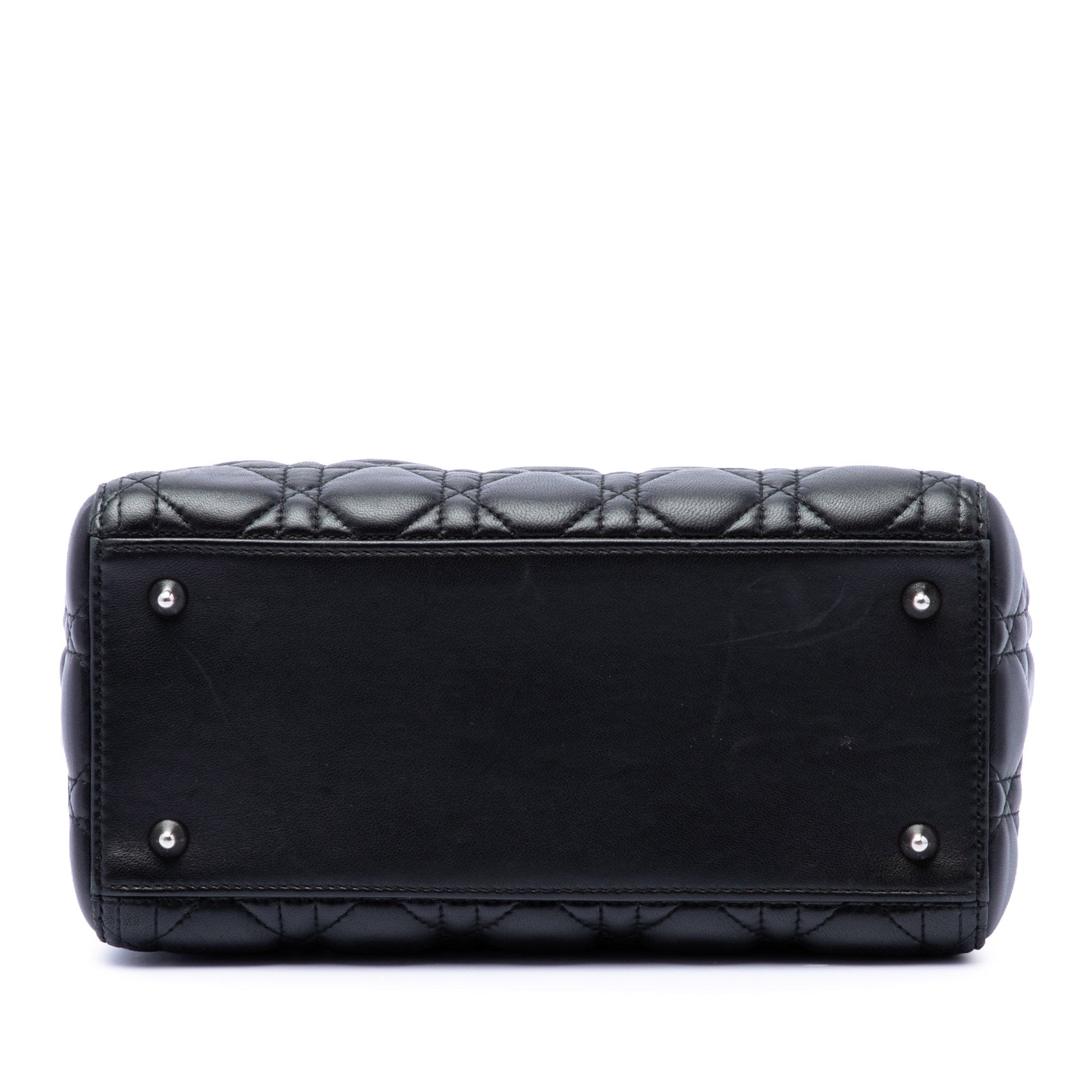 Dior Medium Lambskin Cannage Lady Dior