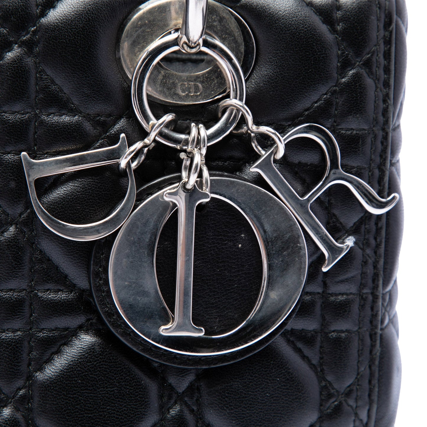 Dior Medium Lambskin Cannage Lady Dior