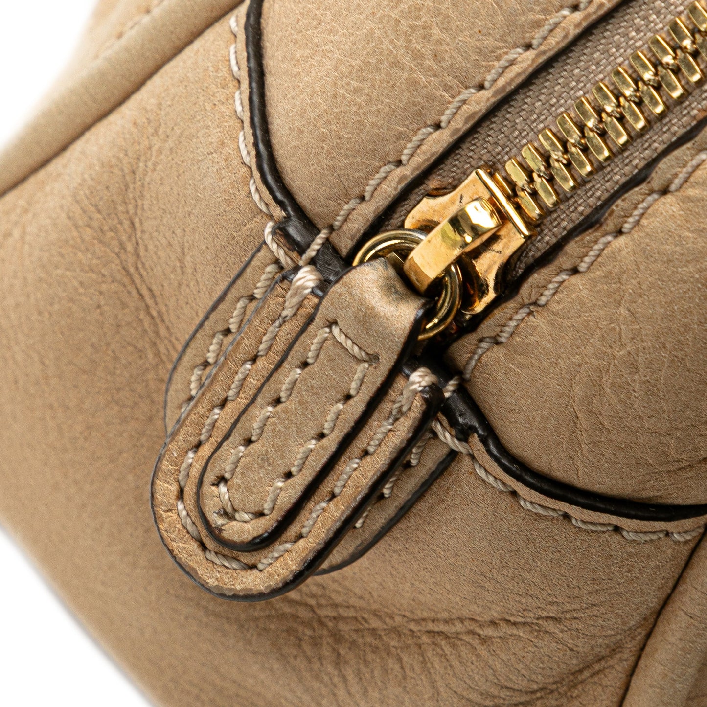 LOEWE Mini Anagram Leather Tassel Handbag