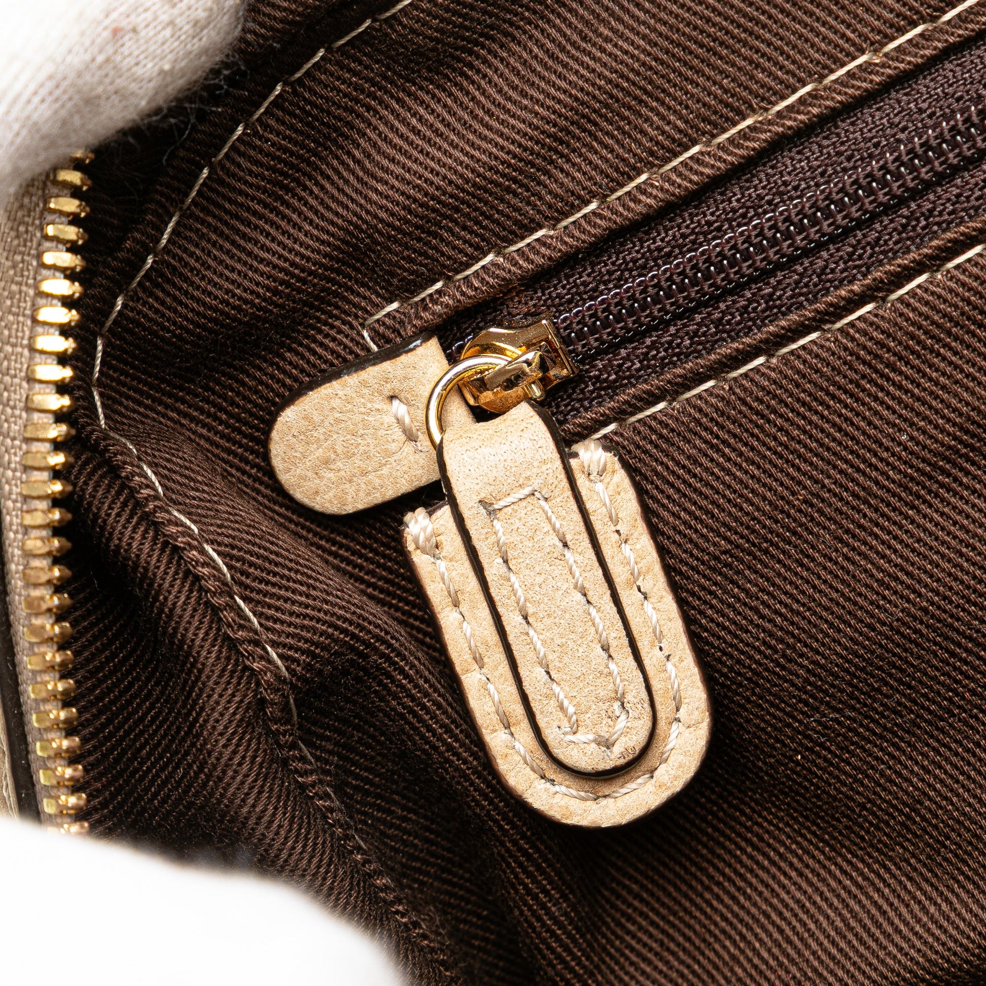LOEWE Mini Anagram Leather Tassel Handbag