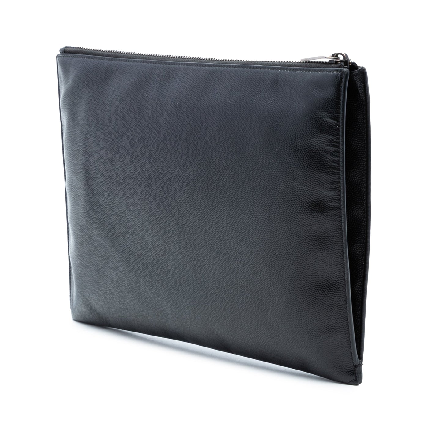 Saint Laurent Grain De Poudre Monogram Monochrome iPad Case