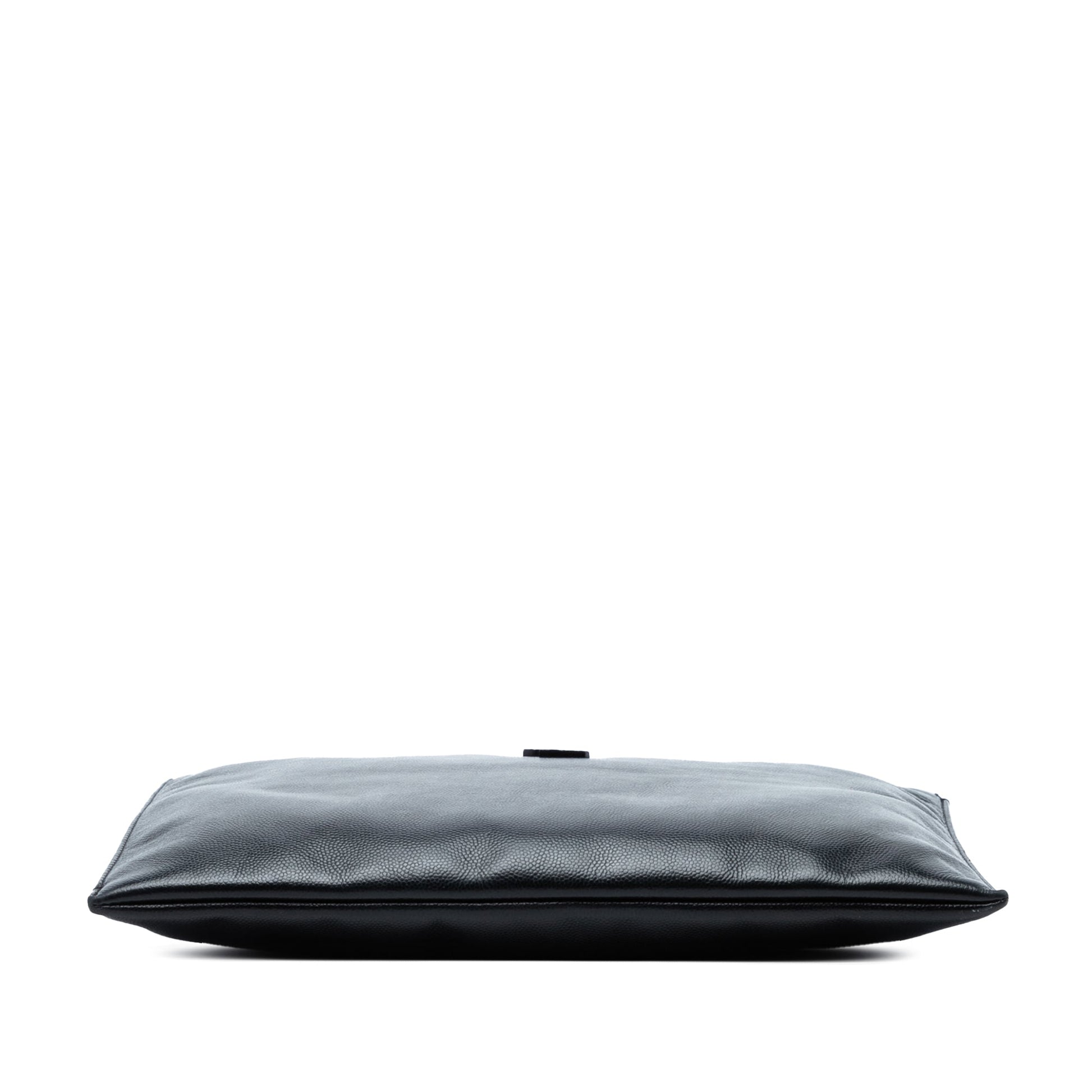 Saint Laurent Grain De Poudre Monogram Monochrome iPad Case