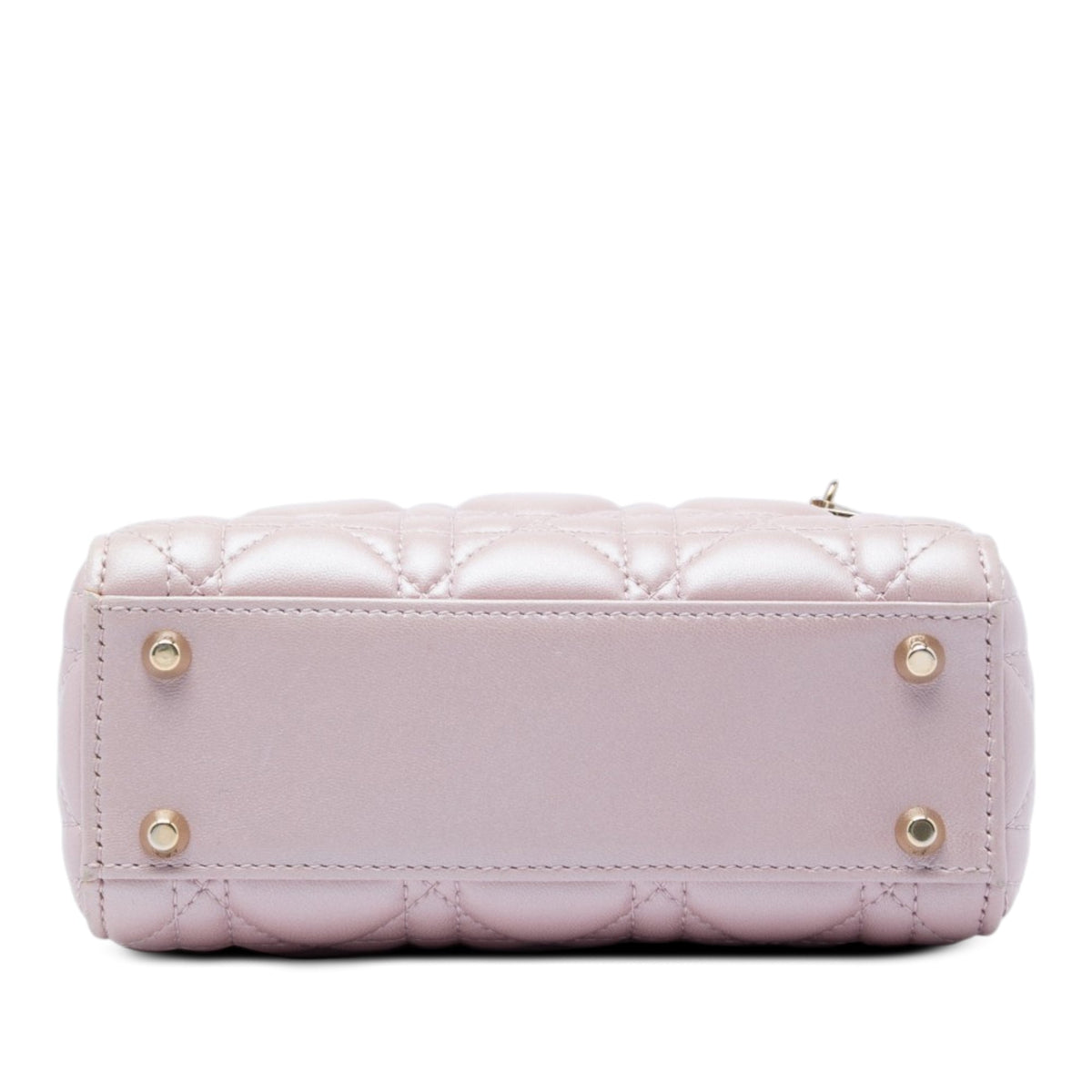 Dior Mini Iridescent Lambskin Cannage Lady Dior