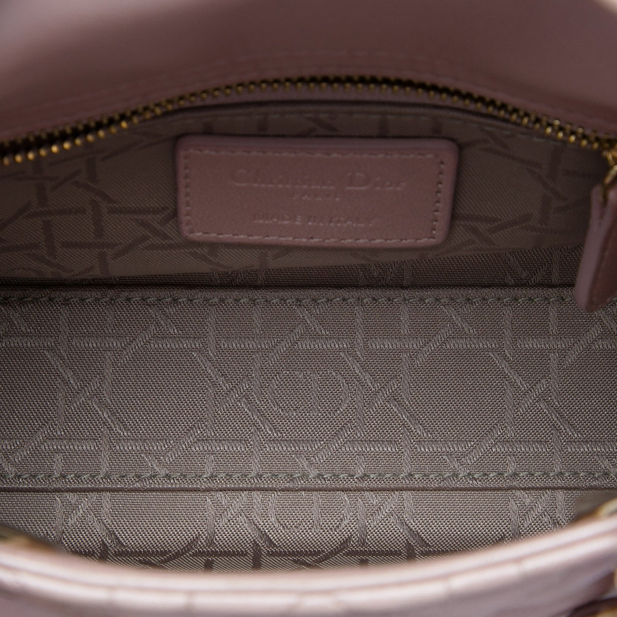 Dior Mini Iridescent Lambskin Cannage Lady Dior