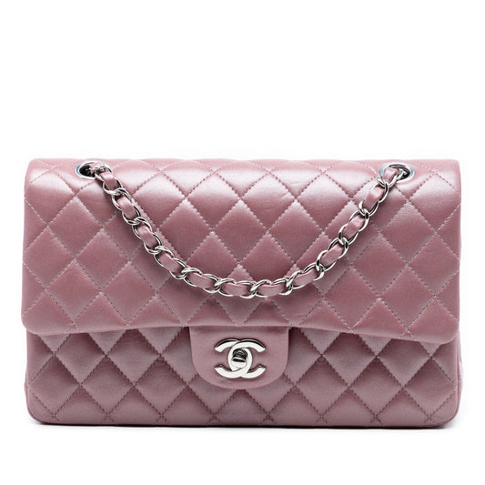 Chanel Medium Metallic Classic Lambskin Double Flap
