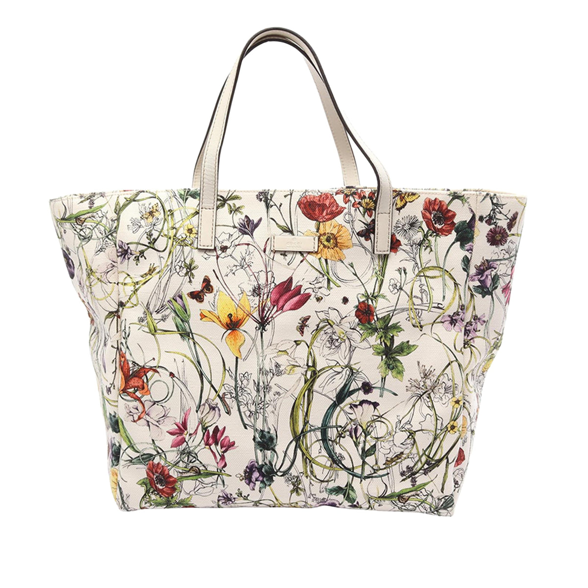 Gucci Canvas Flora Tote