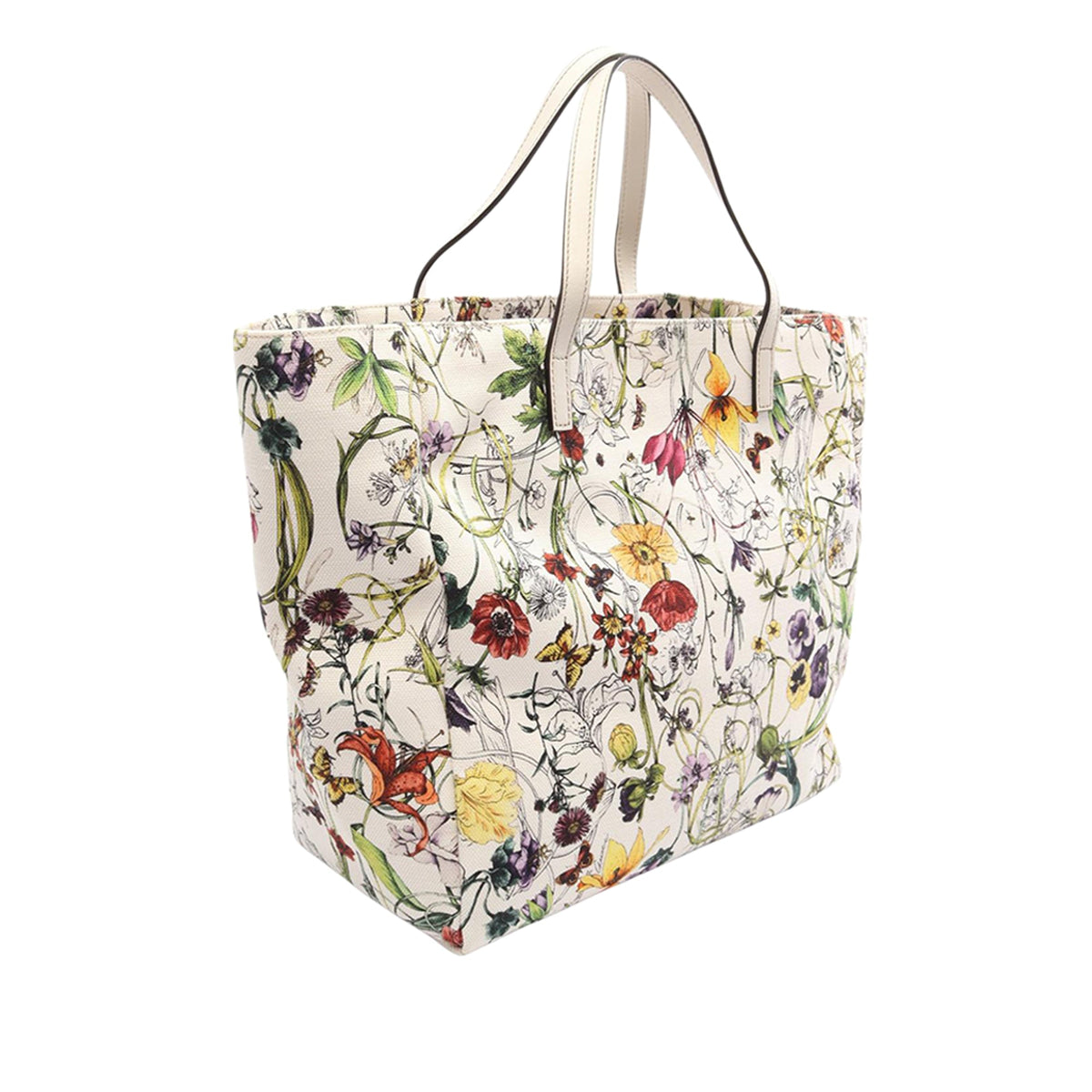 Gucci Canvas Flora Tote