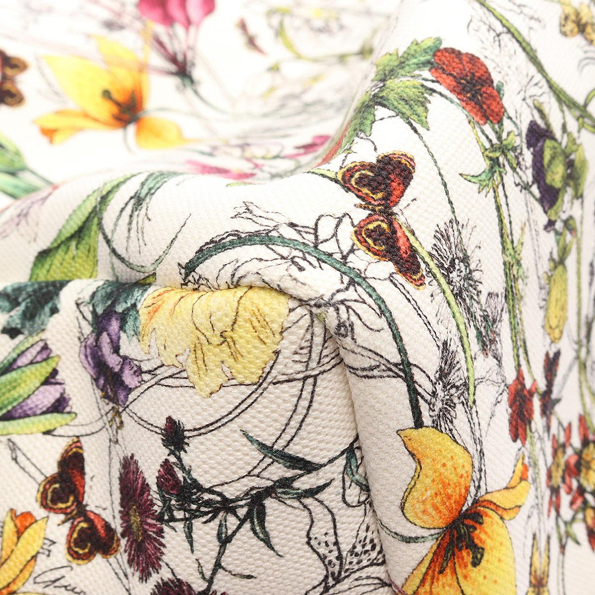 Gucci Canvas Flora Tote