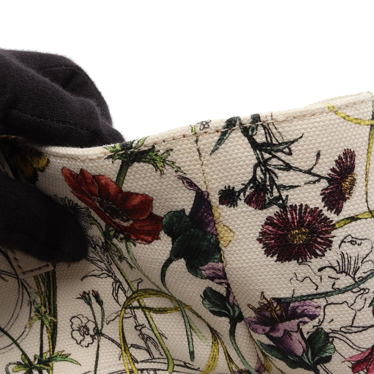 Gucci Canvas Flora Tote
