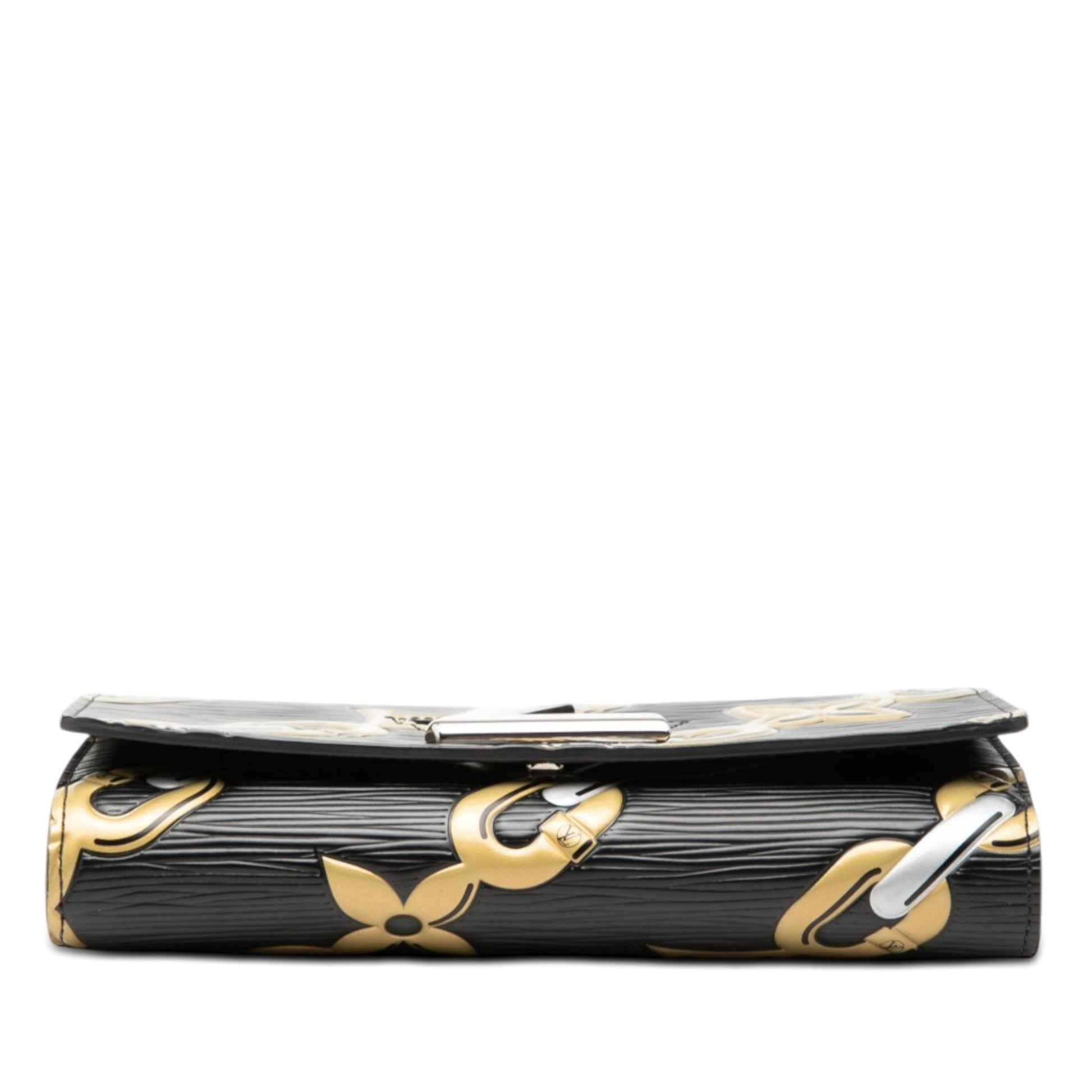 Louis Vuitton Epi Chain Flower Twist Wallet On Chain
