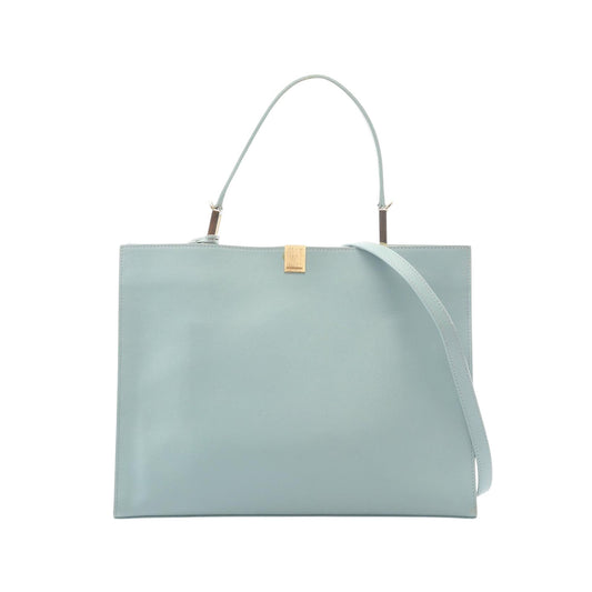 Balenciaga Leather Le Dix Satchel