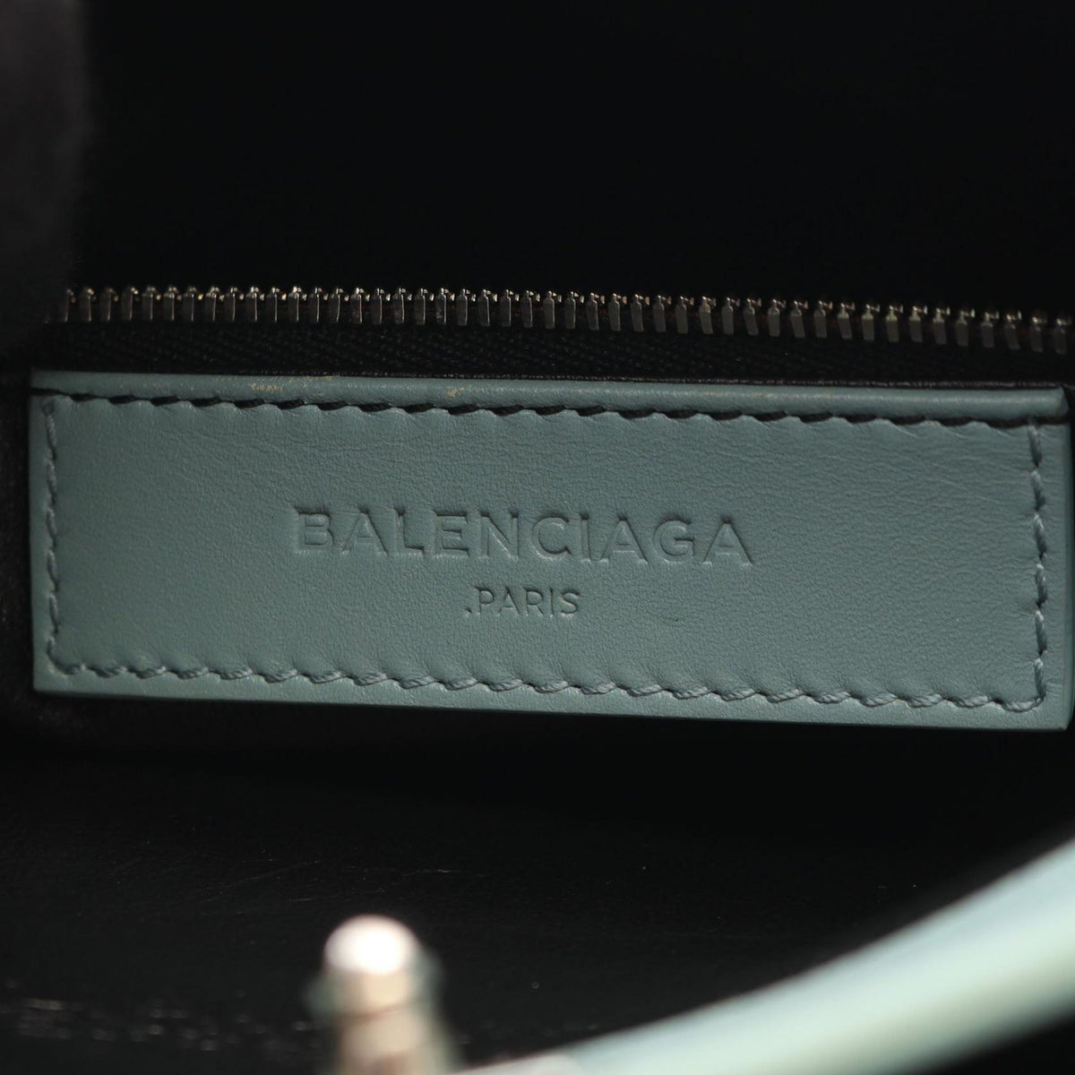 Balenciaga Leather Le Dix Satchel