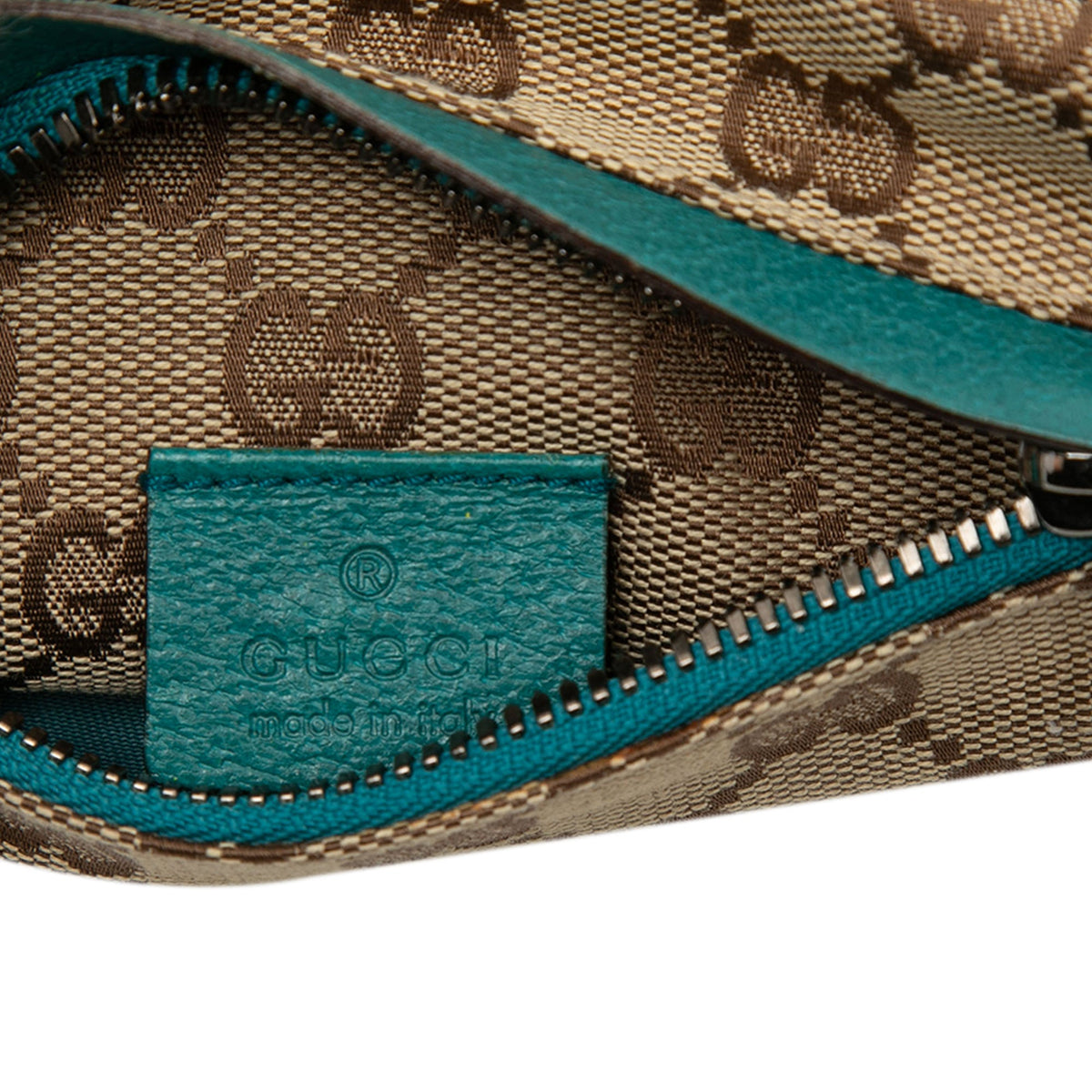 Gucci GG Canvas Web Double Pocket Belt Bag
